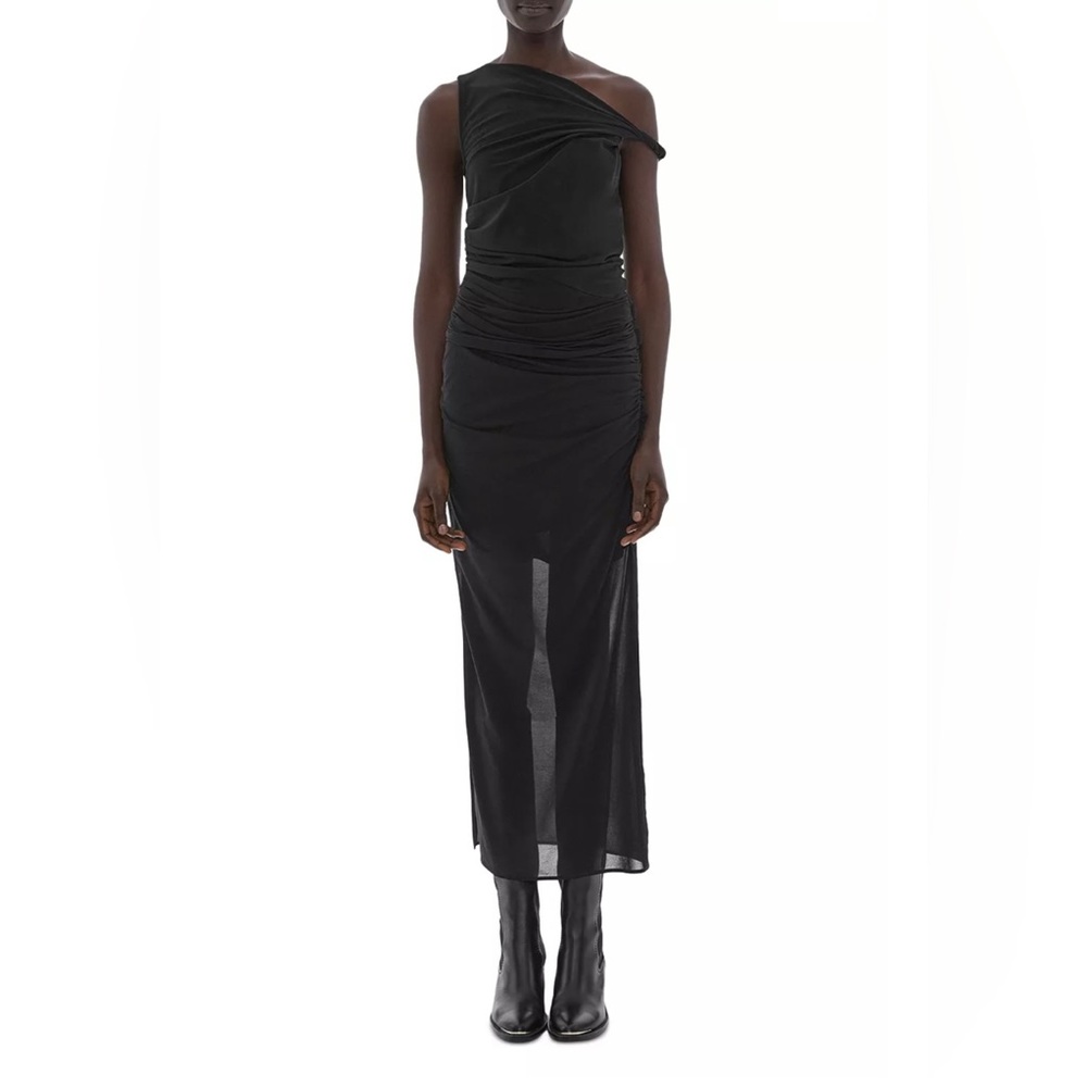 NWT Helmut Lang Asymmetric Midi Dress